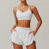 YS4001-1 · Swan White Swan White Women's Yoga Set Cross Back Running Cross Back
