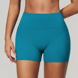 Peacock Blue Women's Yoga Fitness Yoga Activewear Set High Waist