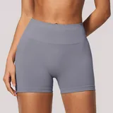 Smoke Blue Women's Fitted Pilates Yoga Activewear Set Wide Leg