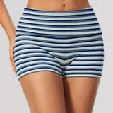 YS4556-1 · Royal Blue White Royal Blue White Women's Striped Running Yoga Set 3 Piece Breathable
