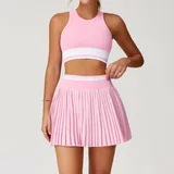 Light Pink Women's Anti Chafing Yoga Activewear Set Bare Feel