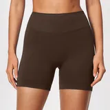 Ink Brown Women's Seamless Running Active Yoga Set 3 Piece