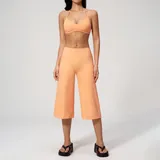 YS5555-3 · Warm Orange Warm Orange Women's Yoga Activewear Set Thermal Relaxed Fit Hooded