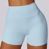 YS8047-5 · Sky Blue Sky Blue Women's Cloud Feel Yoga Set Backless Slimming Fitted