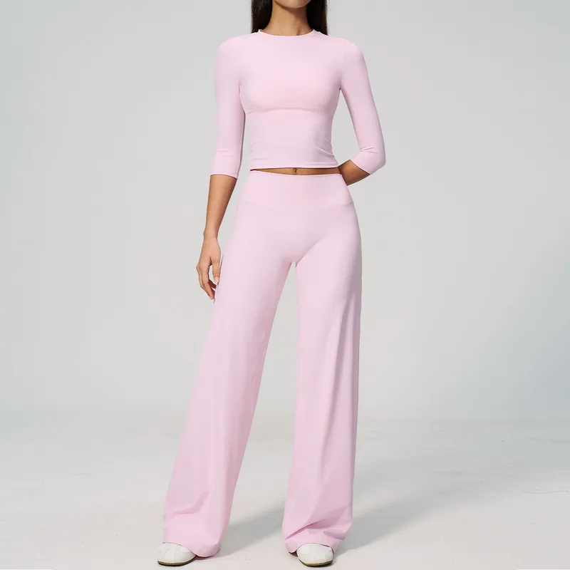 High Waist Women's Yoga Set High Waist Relaxed