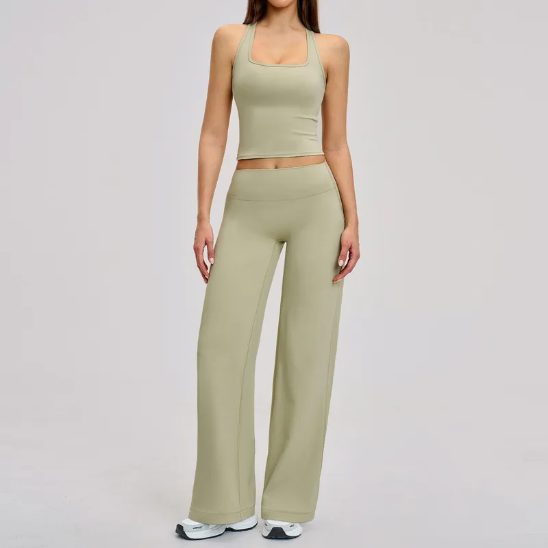 Women's Breathable Pilates Yoga Set High Stretch Fitted