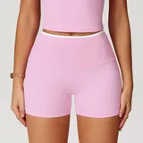 YS9238-3 · Sakra Pink Sakra Pink Women's Running Yoga Yoga Shorts Bare Feel Fitted