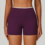 Kyoho Purple Women's Running Yoga Yoga Shorts Bare Feel Fitted