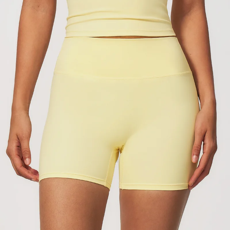 Women's Running Yoga Workout Shorts Bare Feel Fitted