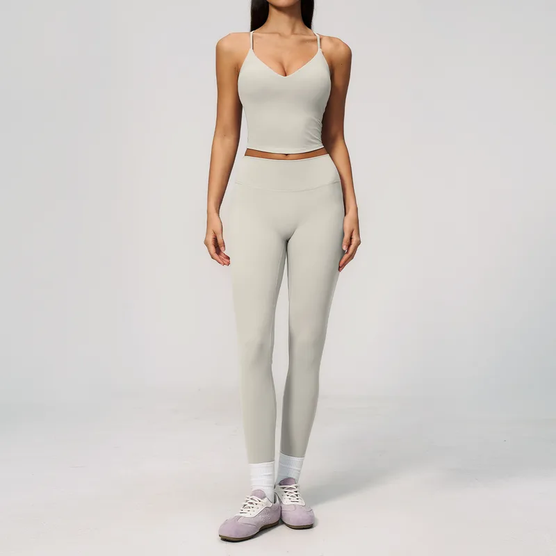 Women's Slimming Fitness Yoga Activewear Set High Waist