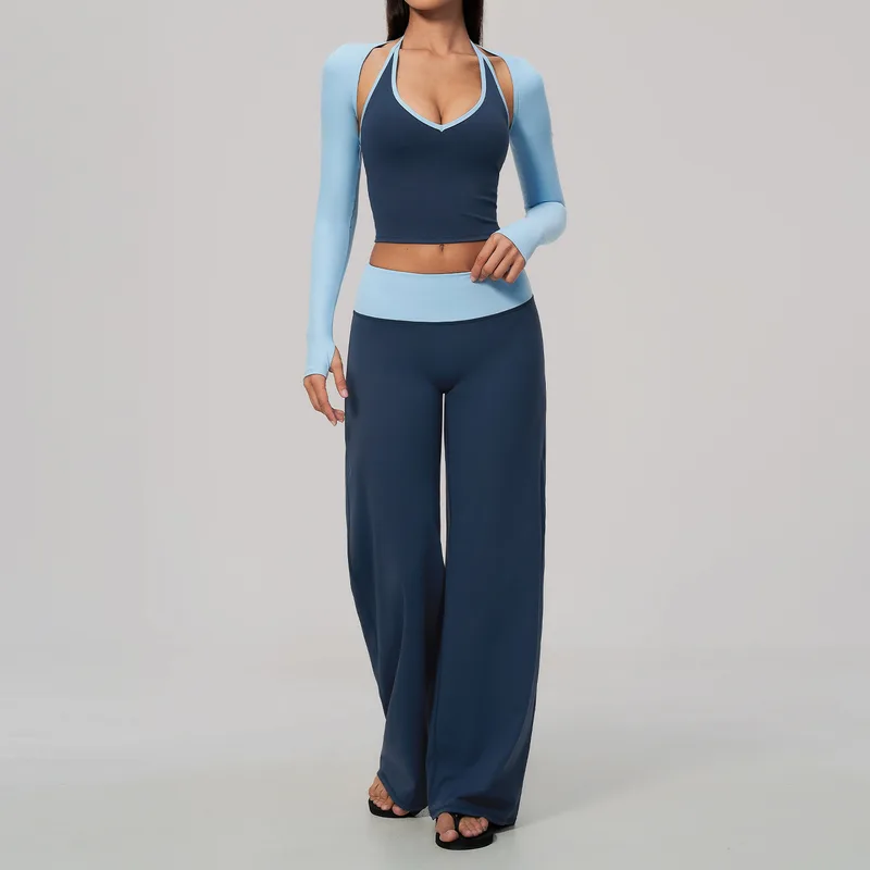 High Waist Women's Yoga Activewear Set 3 Piece