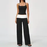YS9666-2 · Meteorite Black Meteorite Black Women's Butt Lifting Yoga Set Long Sleeve Breathable