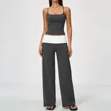 Inkstone Grey Women's Butt Lifting Yoga Set Long Sleeve Breathable