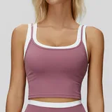 Violet Purple Bare Feel Running Women's Supportive Sports Bra Tank