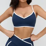 Badge Blue Women's Running Fitness Supportive Sports Bra Bare Feel