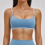 YT6116-3 · Cloisonne Blue Cloisonne Blue Fitness Outdoor Women's Yoga Workout Performance Top Layered