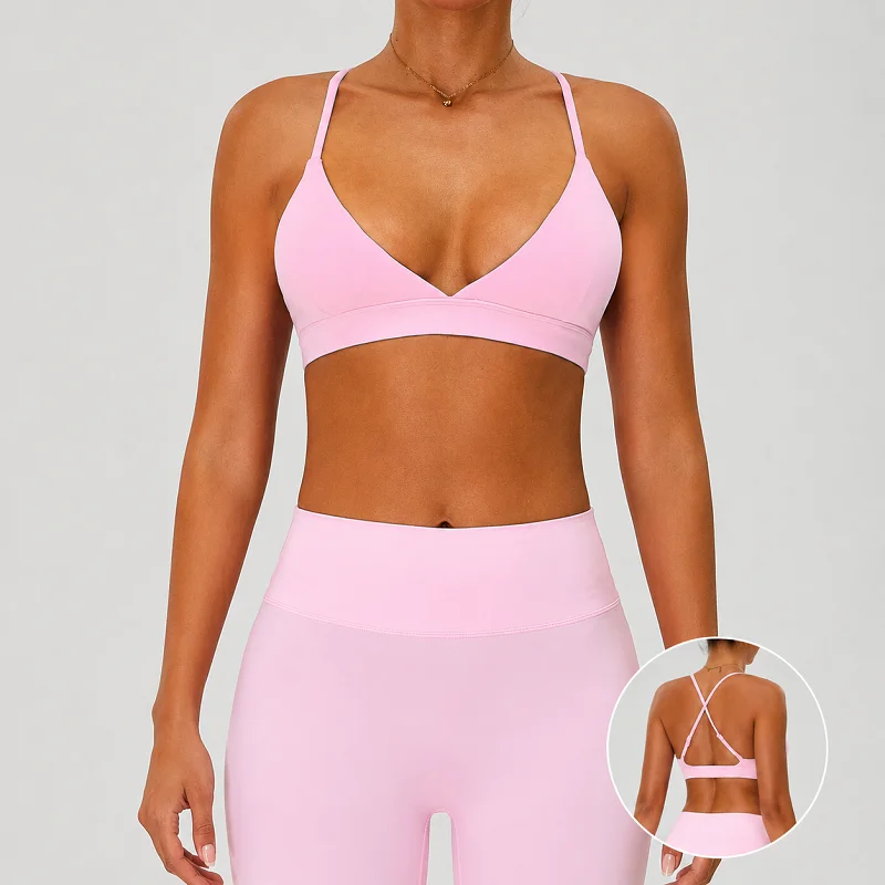 Strappy Back Sports Bra