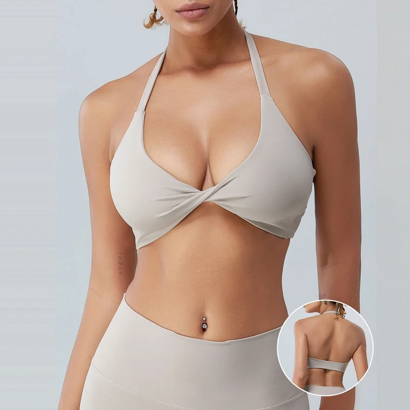 Crew Neck Padded Bra
